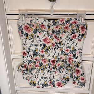 Small Floral Tube Top
